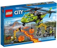 Конструктор LEGO City 60123: Грузовой вертолёт исследователей вулканов