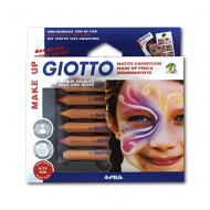 Набор карандашей для грима GIOTTO "Фантазийные цвета" 6 шт.