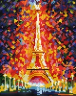 Мозаичные картины. Париж - огни Эйфелевой башни, 20х25 см