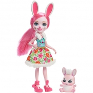 Мини-кукла Бри Кроль серии "Enchantimals" Bree Bunny с питомцем (15 см)