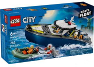 Конструктор LEGO City 60456: Погоня на полицейском катере