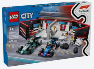 Конструктор LEGO City 60444: Гараж с Mercedes-AMG и Alpine