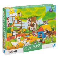 Пазлы детские Dream Makers "Ферма MAXI ", 24 элемента