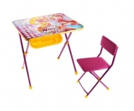 Комплект мебели "Винкс2 Азбука", розовый                                        