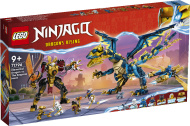 Конструктор LEGO NINJAGO 71796: Стихийный дракон против Робота-императрицы