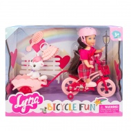 Игровой набор QUNXING TOYS "Кукла Милана на велосипеде", в ассортименте