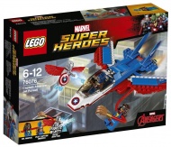 Конструктор LEGO Marvel Super Heroes 76076: Воздушная погоня Капитана Америка