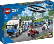 Конструктор LEGO City 60244: Полицейский вертолётный транспорт