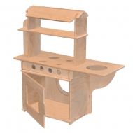 Сборная деревянная модель "Кукольная кухня"
