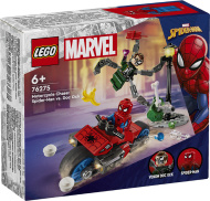 Конструктор LEGO Marvel Super Heroes 76275: Погоня на мотоцикле: Человек-паук против Док Ока