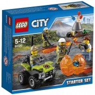 Конструктор LEGO City 60120: Набор для начинающих: Исследователи вулканов