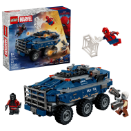 Конструктор LEGO SUPER HEROES 76349: Погоня Человека-паука за тюремным транспортом
