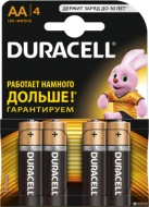 Батарейка Duracell LR6\MN1500 4BP (тип АА)