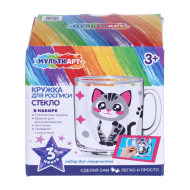 Кружка для росписи МУЛЬТИ АРТ "Котик"
