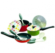 Детский набор металлической посуды (10 предметов)