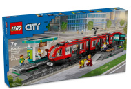 Конструктор LEGO City 60423: Трамвай и станция в центре города