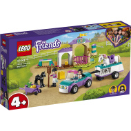 Конструктор LEGO Friends 41441: Тренировка лошади и прицеп для перевозки