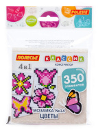 Конструктор Полесье "Классик" "Мозаика №14, цветы" (350 элементов) 