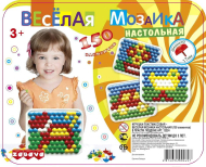 Настольная игра "Веселая мозаика настольная", (диам. 17мм/150 элем.) в поддоне