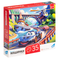 Пазлы детские Dream Makers "35 Машинки", 35 элементов