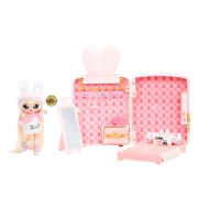 Игровой набор Na Na Na Surprise "Рюкзак-спальня Розовый Банни" с куклой
