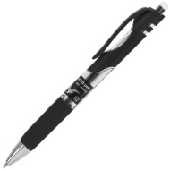 Ручка гелевая автоматическая BRAUBERG "Black Jack", черная