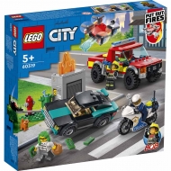 Конструктор LEGO City 60319: Пожарная бригада и полицейская погоня