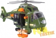 Военный вертолет с лебедкой