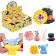 Игрушка-антистресс JOLLY JOT  "ШЛЯПА, СЫР, ДОМИК" 6 см, в ассортименте
