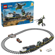 Конструктор LEGO City 60508: Ограбление полицейского поезда