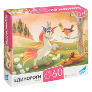 Пазлы детские Dream Makers "Единороги", 60 элементов