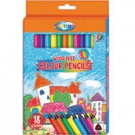 Цветные карандаши Centrum "Magic Village" 18 цв., трехгранные