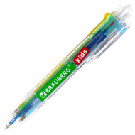Ручка шариковая BRAUBERG "Многоцветная, автоматическая" , 8 цветов