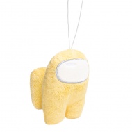 Мягкая игрушка-брелок FANCY "Амонг Ас" (Among Us), желтая, 10 см