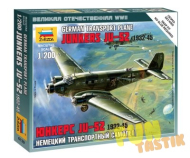 Сборные модели Немецкий транспортный самолёт "Юнкерс" Ju-52 1932-45  1:200