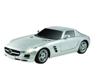 Автомобиль Mercedes Benz SLS белый на дистанционном управлении 1:24