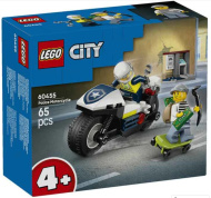 Конструктор LEGO City 60455: Полицейская погоня на мотоцикле