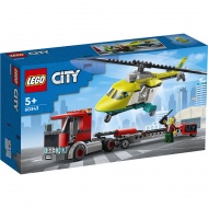 Конструктор LEGO City 60343: Грузовик для спасательного вертолёта