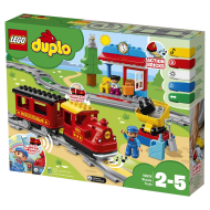 Конструктор LEGO DUPLO Town 10874: Поезд на паровой тяге