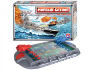 Детская настольная игра "Морские баталии ТехноК" (Морской бой)