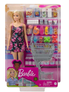Игровой набор с куклой Barbie "Поход в супермаркет"